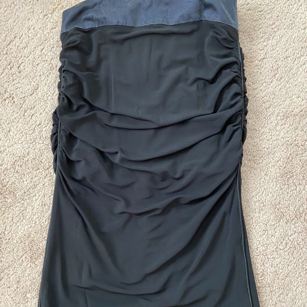 Jean Paul Skirt 95 % Viscose Sz 4 Pencil  Drapery